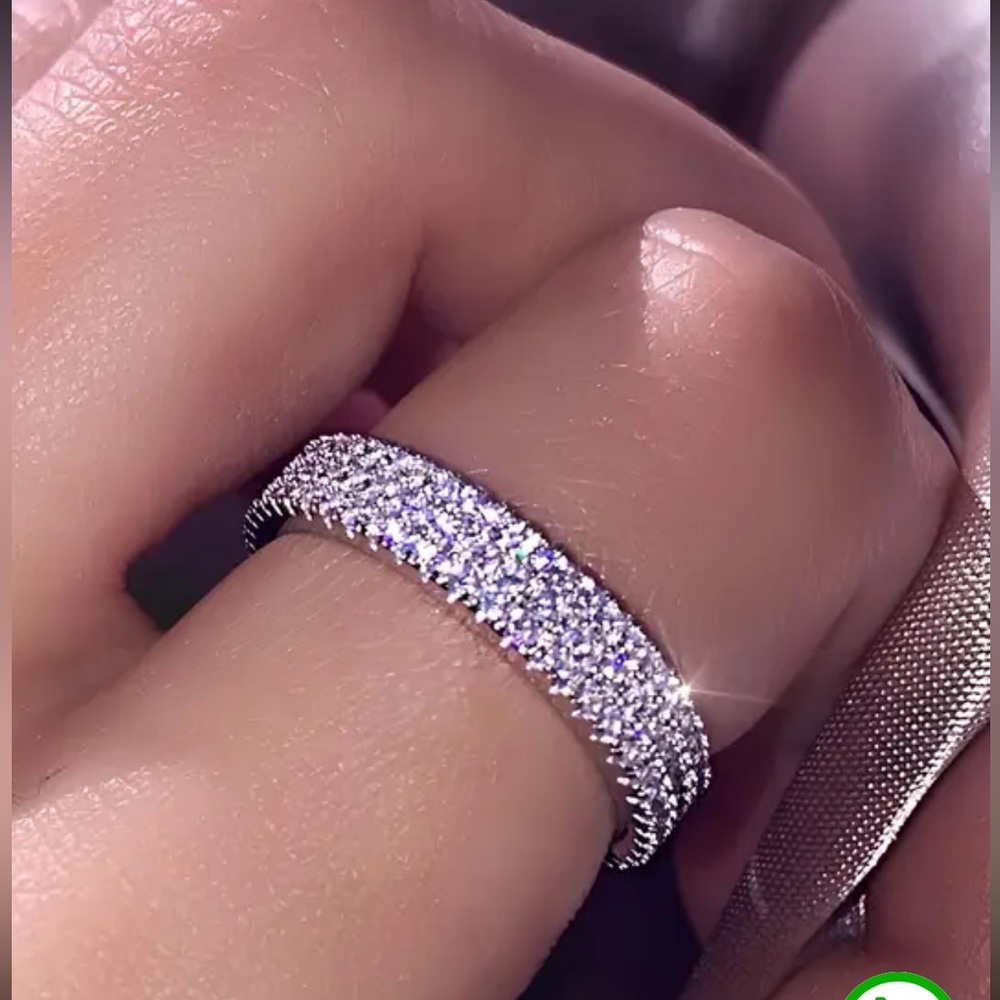 7. NEW 925 Sterling Silver Band Ring